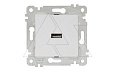 Rita - Розетка 1xUSB Type A, белый от интернет-магазина amperkin.by