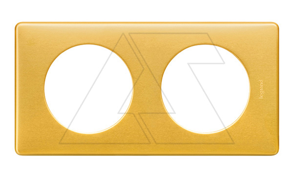 Celiane - Рамка 2 поста латунь