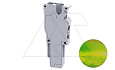 Штекер CX2.5PNYG /5x17,5 mm, пружинный, 1 присоед., 2,5(max 4)mm2, 24A, 500V, желто-зеленый от интернет-магазина amperkin.by