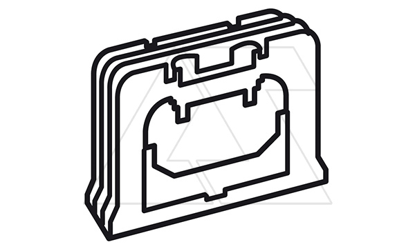 Аксесуары для стыковки коробок накладного монтажа