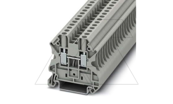 Клемма проходная UT 4 /6,2mm, винтовая, 2 присоед., 4(max 6)mm2, 32A, 1000V, серая Клемма проходная UT 4 /6,2mm, винтовая, 2 присоед., 4(max 6)mm2, 32A, 1000V, серая