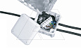 Комплект T 60 hars, распред. коробка, IP68, UV-resistant, IK08, 114х114х57мм, 7хМ25, серый, полипропилен от интернет-магазина amperkin.by
