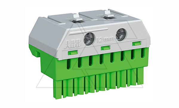 Клеммник самозажимной ZK82G P 8x1,5-4+2x25 для щитов UK600, Mistral