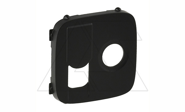 Valena Allure - Лицевая панель розетки TV-RJ45, антрацит