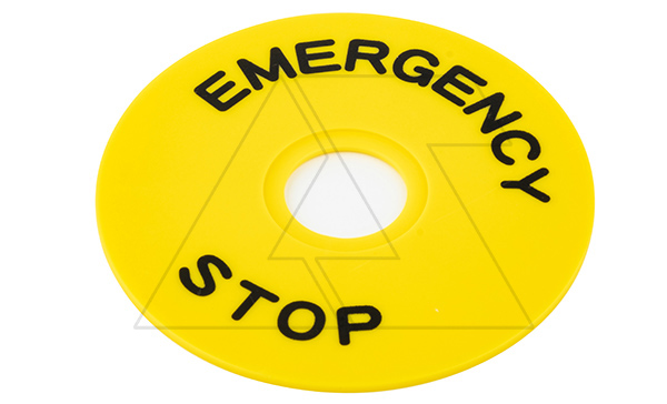 Кольцо желтое GXB2-ER90 для кнопок аварийного останова, d=90mm