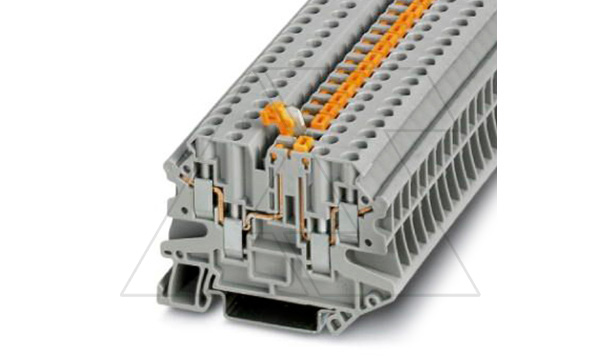 Клемма с ножевым размыкателем UT 4-QUATTRO-MT /6,2mm, винтовая, 4 присоед., 4(max 6)mm2, 20A, 500V, серая Клемма с ножевым размыкателем UT 4-QUATTRO-MT /6,2mm, винтовая, 4 присоед., 4(max 6)mm2, 20A, 500V, серая