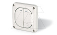 Переключатель встраиваемый проходной, 2P 10A/250V, с подсветкой, M95(95x95mm), IP66, серия PROTECTA от интернет-магазина amperkin.by