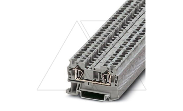 Клемма проходная ST 4 /6,2mm, пружинная, 2 присоед., 4(max 6)mm2, 32A, 800V, серая Клемма проходная ST 4 /6,2mm, пружинная, 2 присоед., 4(max 6)mm2, 32A, 800V, серая