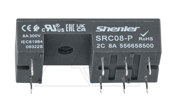 Цоколь SRC08-P, 8A(300V), для печатных плат, черный, для R2G1CH, R2G2CH, RM84, RM85, RM87L, RM87P, 41.52, 41.61, 41.81, RT2, G2RL, G5RL Цоколь SRC08-P, 8A(300V), для печатных плат, черный, для R2G1CH, R2G2CH, RM84, RM85, RM87L, RM87P, 41.52, 41.61, 41.81, RT2, G2RL, G5RL