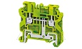 Клемма защитного проводника CYG2.5 /5x50mm, винтовая, 2 присоед., 2,5(max 4)mm2, желто-зеленая от интернет-магазина amperkin.by Клемма защитного проводника CYG2.5 /5x50mm, винтовая, 2 присоед., 2,5(max 4)mm2, желто-зеленая от интернет-магазина amperkin.by