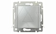 Valena - Розетка 2P+E нем. стд. с крышкой, алюминий от интернет-магазина amperkin.by
