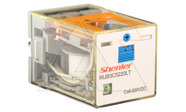 Реле RUB3C5220LT, 3CO, 10A(250VAC/24VDC), 220VDC, мех. инд., тест-кнопка с блокировкой, LED Реле RUB3C5220LT, 3CO, 10A(250VAC/24VDC), 220VDC, мех. инд., тест-кнопка с блокировкой, LED