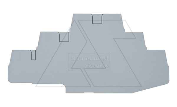 Крышка концевая EPCPTL1.5 /1,5mm, для клемм CPTL1.5,CPTLG1.5, серая
