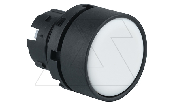 Головка кнопки PB3E, плоская, белая, без фиксации, без подсветки, 22mm, IP65
