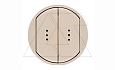Celiane - Лицевая панель для выключателя двойного с индикацией слоновая кость от интернет-магазина amperkin.by