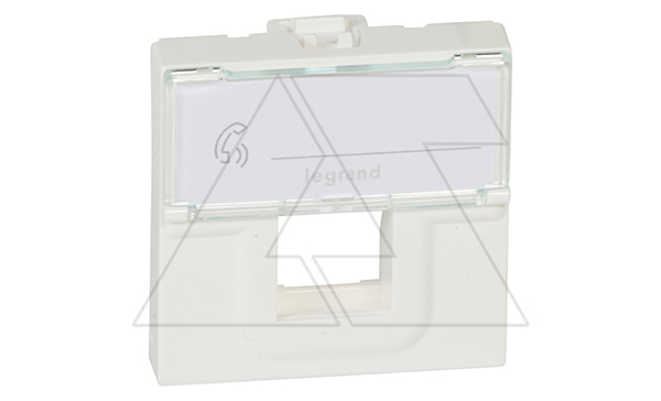 Mosaic - Лицевая панель для коннектора Keystone, 2М, белый