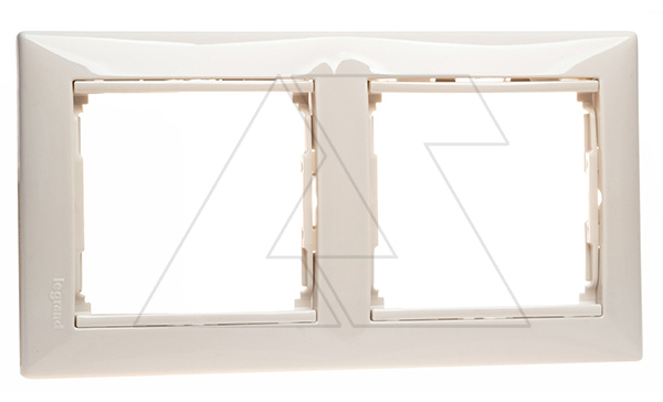 Valena - Рамка 2 поста, верт/гориз, слоновая кость (инд. упаковка)