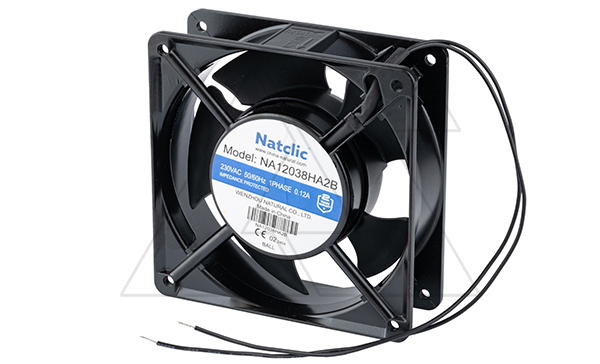 Вентилятор осевой NA, 120x120x38мм, 220В, 162м3/ч, 21Вт, 2600об/мин, 48дБА, подшипник качения