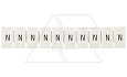 Маркировка клеммных модулей CA509/K5/H/N для клемм 5mm, гориз. "N" (упак. 100шт.) от интернет-магазина amperkin.by Маркировка клеммных модулей CA509/K5/H/N для клемм 5mm, гориз. "N" (упак. 100шт.) от интернет-магазина amperkin.by