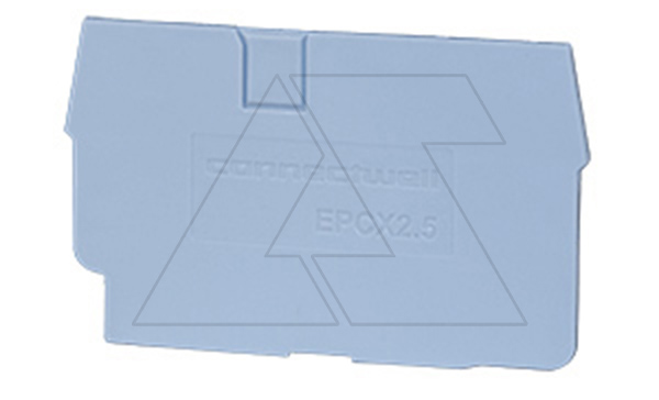 Крышка концевая EPCX2.5 /1,5mm, для клемм CX2.5,CXG2.5,CP2.5,CPG2.5, серая Крышка концевая EPCX2.5 /1,5mm, для клемм CX2.5,CXG2.5,CP2.5,CPG2.5, серая
