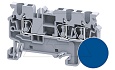 Клемма проходная CX2.5/3BU /5x62,5mm, пружинная, 3 присоед., 2,5(max 4)mm2, 24A, 1000V, синяя от интернет-магазина amperkin.by Клемма проходная CX2.5/3BU /5x62,5mm, пружинная, 3 присоед., 2,5(max 4)mm2, 24A, 1000V, синяя от интернет-магазина amperkin.by