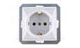OPAL - Розетка 2P+E, белый от интернет-магазина amperkin.by