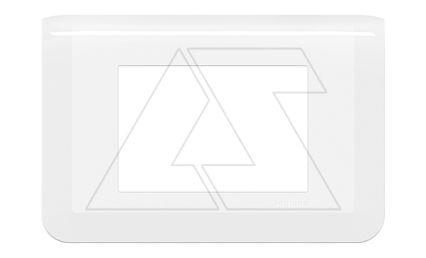 Mosaic - Рамка 3М, горизонтальная, белый (суппорт 80259)