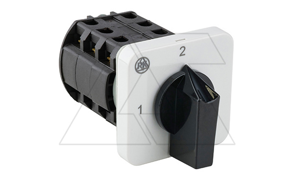 Переключатель BS 25 56 U, 3P, 25A, тип 1-2 (90°), 3NO на 1_2, на дверь, фронт IP40