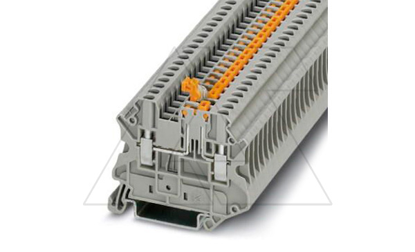 Клемма с ножевым размыкателем UT 2,5-MT /5,2mm, винтовая, 2 присоед., 2,5(max 4)mm2, 20A, 400V, серая Клемма с ножевым размыкателем UT 2,5-MT /5,2mm, винтовая, 2 присоед., 2,5(max 4)mm2, 20A, 400V, серая