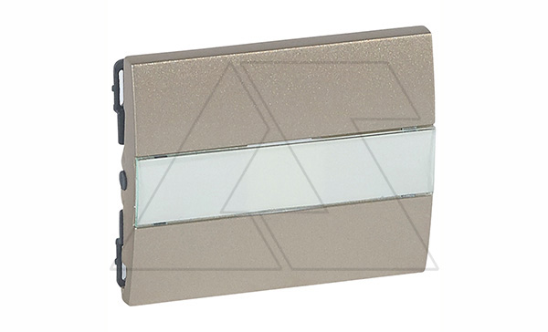 Galea Life - Клавиша для выключателя с держателем этикеток, Titanium