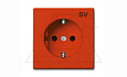 Basic 55 - Розетка 2P+E нем. стд. (оранжевый) от интернет-магазина amperkin.by