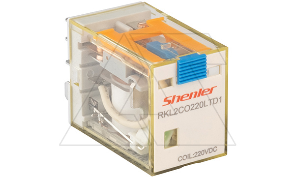 Реле RKL2CO220LTD1, 2CO, 10A(250VAC/30VDC), 220VDC, мех. индикация, тест-кнопка с блокировкой,  диод A1+/A2-, LED Реле RKL2CO220LTD1, 2CO, 10A(250VAC/30VDC), 220VDC, мех. индикация, тест-кнопка с блокировкой,  диод A1+/A2-, LED