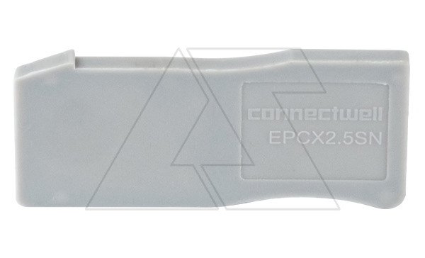 Крышка концевая EPCX2.5SN /2,5mm, для клемм CX2.5SN, серая Крышка концевая EPCX2.5SN /2,5mm, для клемм CX2.5SN, серая