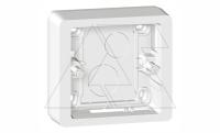 Celiane - Коробка д/наклад. монтажа 1 пост, белый