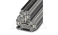 Клемма двухъярусная UTTB 2,5-PV /5,2mm, винтовая, со связью потенциала, 4 присоед., 2,5(max 4)mm2, 24A, 500V, серая от интернет-магазина amperkin.by Клемма двухъярусная UTTB 2,5-PV /5,2mm, винтовая, со связью потенциала, 4 присоед., 2,5(max 4)mm2, 24A, 500V, серая от интернет-магазина amperkin.by