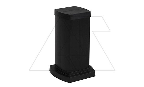 Мини-колонна 0,3m, 4 секции, корпус из алюминия, крышка ПВХ, цвет черный