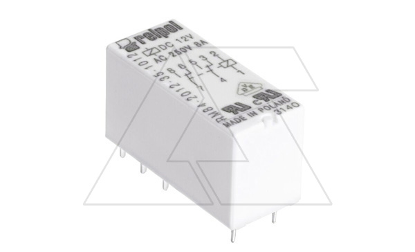 Реле RM84-2012-35-1012, 2CO, 8A(250VAC), 12VDC, IP67 Реле RM84-2012-35-1012, 2CO, 8A(250VAC), 12VDC, IP67