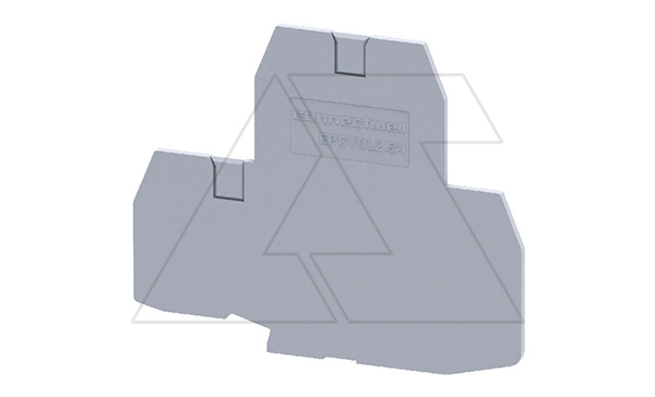 Крышка концевая EPCYDL2.5/4 /1,5mm, для винтовых клемм CYDL2.5/4,CYDLG2.5/4, серая Крышка концевая EPCYDL2.5/4 /1,5mm, для винтовых клемм CYDL2.5/4,CYDLG2.5/4, серая