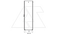 Щит телекоммуникационный 19", 42U, ВxШxГ 2010x600x600мм, DYNAmic Basic, напольный, перед. дверь стекло, задняя глухая металлич., черный от интернет-магазина amperkin.by