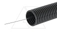 Труба ПА 6 гофр. DN23мм, ПВ-2, Dвн 22,6 мм, Dнар 28,5 мм, цвет чёрный, с протяжкой от интернет-магазина amperkin.by