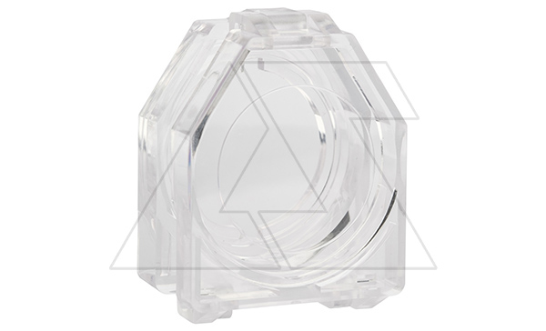 Кожух защитный, пломбируемый, прозрачный, для одинарных плоских кнопок 22mm