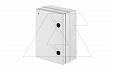 Щит пластиковый SR2, 352x252x162mm, с мет. монтажной платой 297x197x130mm, RAL7035, UV, IK08, IP65