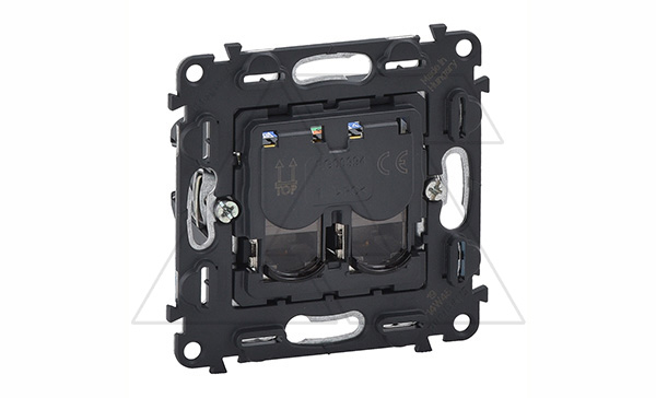 Valena In'Matic - Розетка 2хRJ-45 STP CAT6