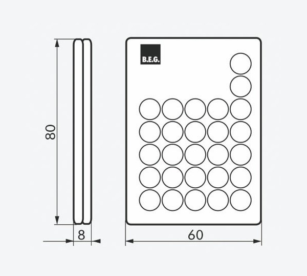Пульт настройки и управления B.E.G. IR-PD4-TRIO-DALI от интернет-магазина amperkin.by