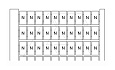 Маркеры MC512PA/5,2 для горизонт. установки, (карта 100шт) размер 4,8х12мм, "N", белый от интернет-магазина amperkin.by Маркеры MC512PA/5,2 для горизонт. установки, (карта 100шт) размер 4,8х12мм, "N", белый от интернет-магазина amperkin.by