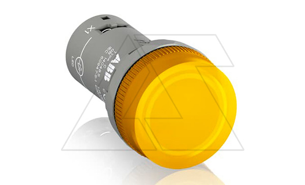 Светосигнальная арматура CL2-520Y, желтая, 220VDC, IP66, 22mm