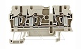 Клемма пружинная ZDU 2.5/3AN на 3 присоед., бежевая, 24А, 800В от интернет-магазина amperkin.by Клемма пружинная ZDU 2.5/3AN на 3 присоед., бежевая, 24А, 800В от интернет-магазина amperkin.by