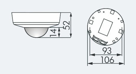 Датчик движения B.E.G. PD3N-1C-SM-Micro
