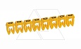 Маркер CAB3 d=0.5-1.5mm - "D" (упак.300 шт) от интернет-магазина amperkin.by Маркер CAB3 d=0.5-1.5mm - "D" (упак.300 шт) от интернет-магазина amperkin.by