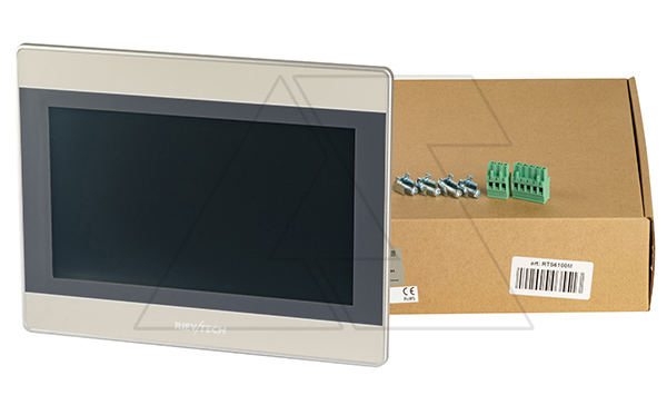 Панель управления, TFT 10.1", 1024x600, CPU Cortex-A8 600 МHz, ROM 128MB, RAM 128MB, 3xCOM RS232/485/422, 1xEthernet, USB Type-C, RTC, SD